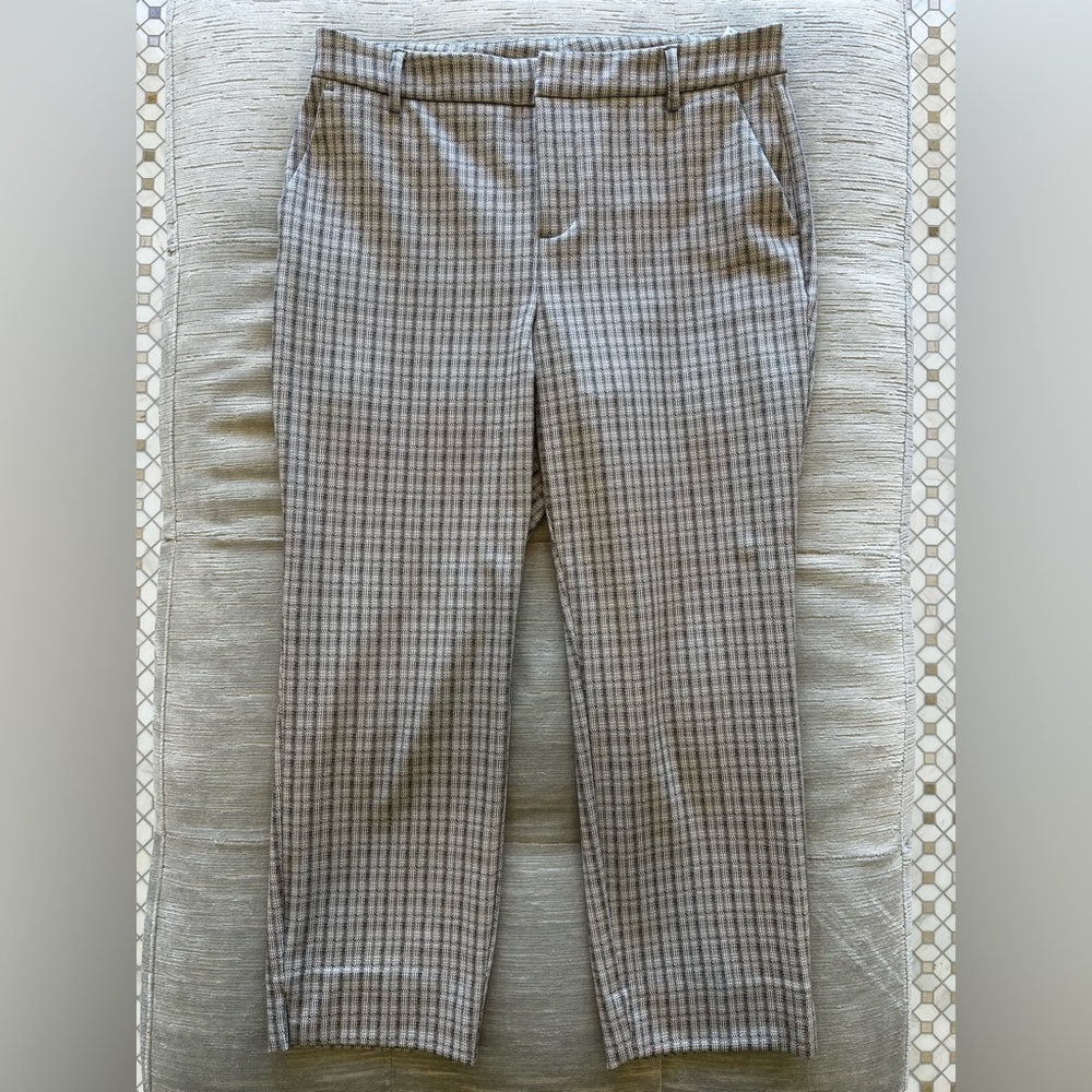 Liverpool Tan, Brown and Cream Plaid Trousers Women’s Size 14